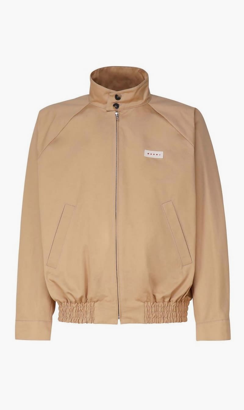

Marni Beige Bomber Jacket for Men | The Deal Outlet