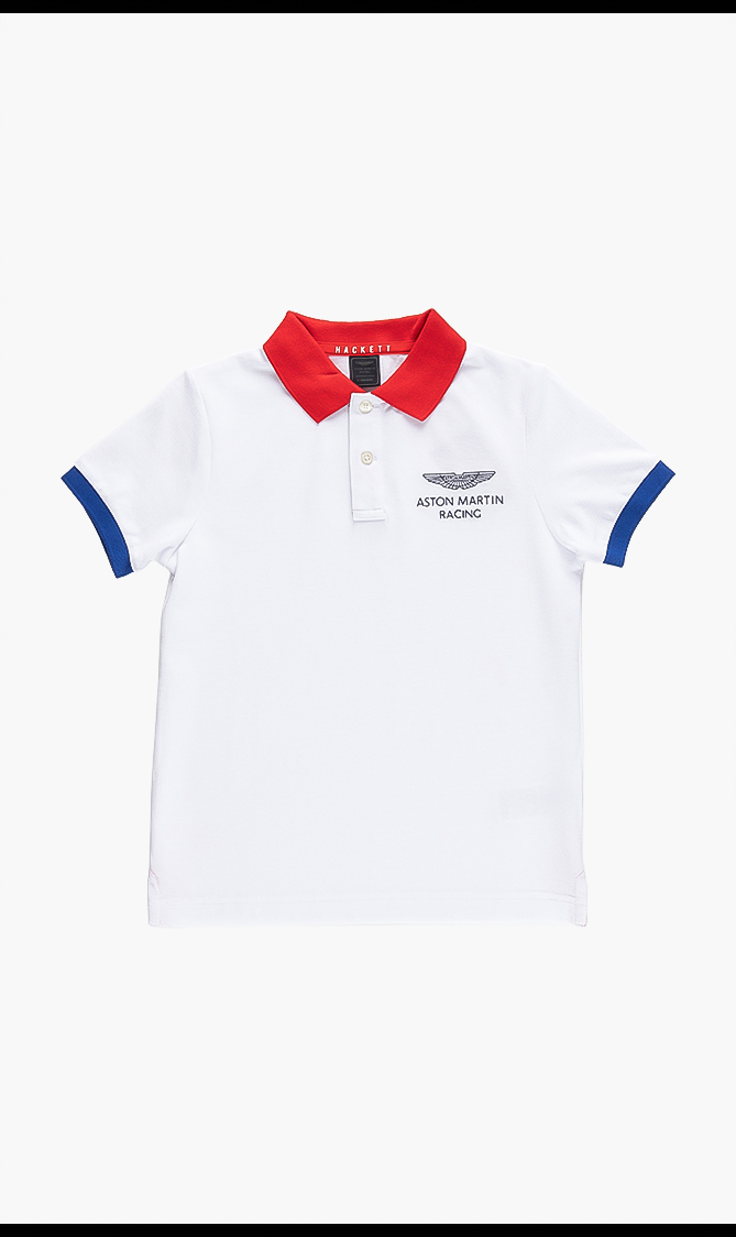 

Hackett London Aston Martin Racing Contrast Trim Polo Shirt