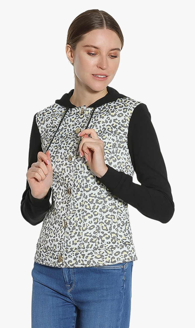 

Versace Animal Print Hoodie Jacket