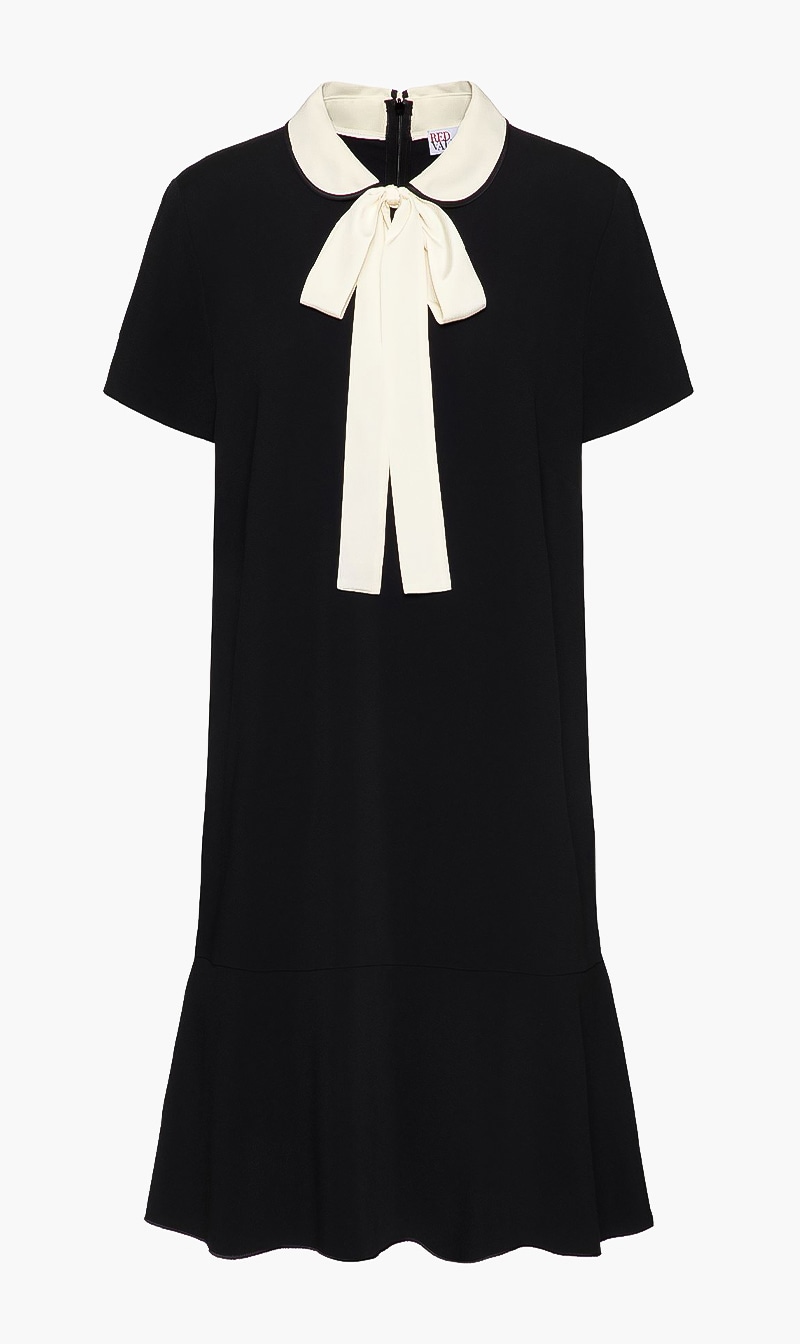 

Red Valentino Knot Collar Dress