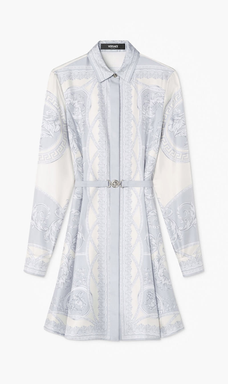 

Versace Multi-color Dress Coupe Des Dieux Barocco Foulard On Responsible Silk Twill for Women | The Deal Outlet