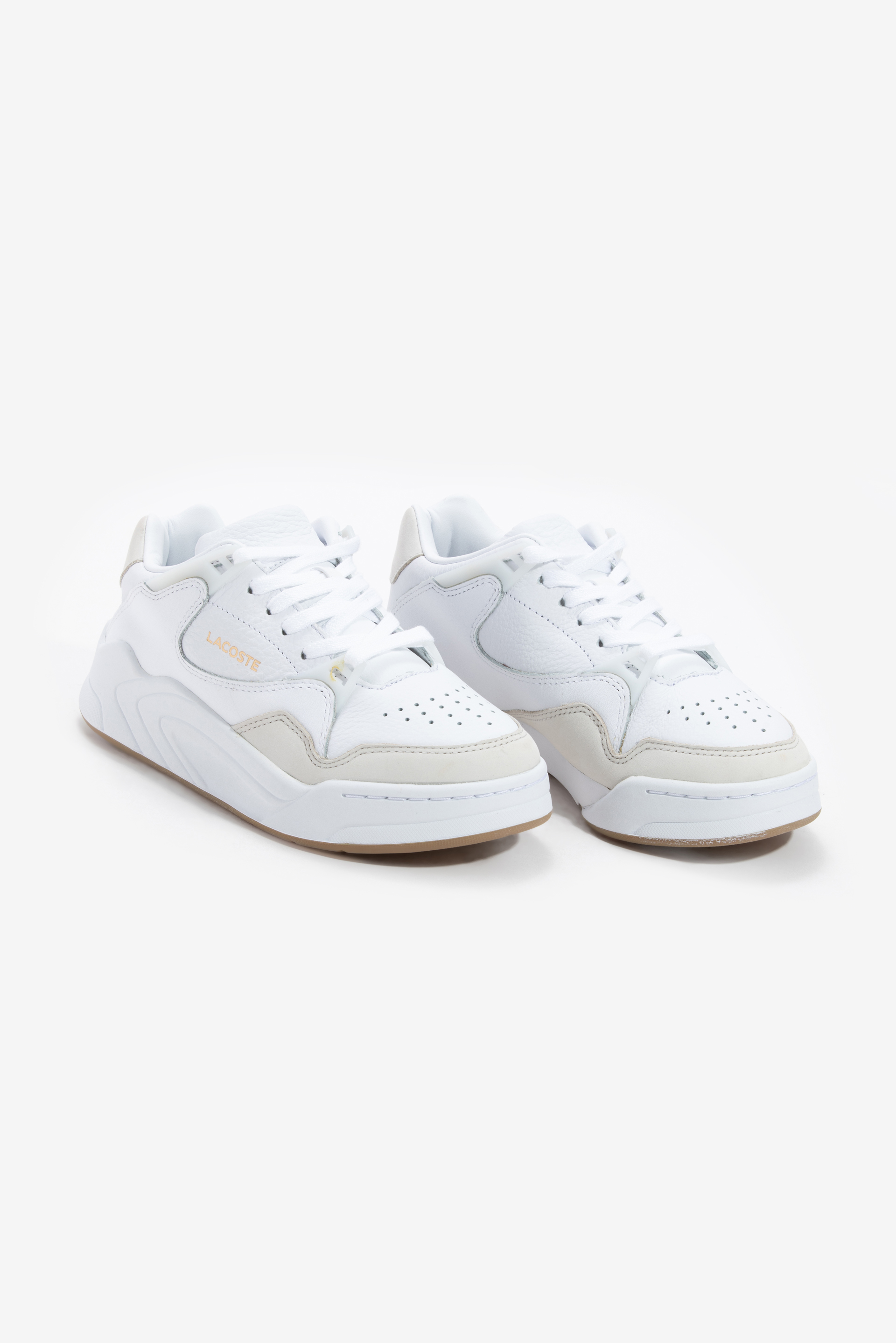 

Lacoste Court Slam Tonal Leather Trainers