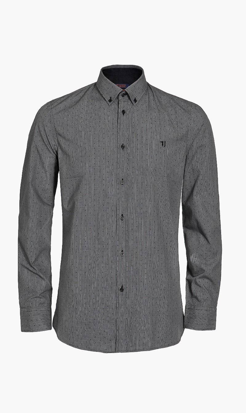 

Coup Washed Cotton Shirt, Black