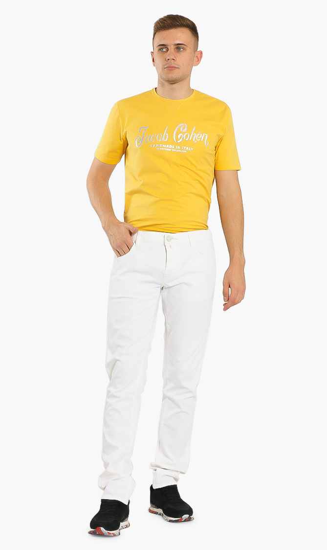 

Jacob Cohen Washed Stretch Tailored Jeans