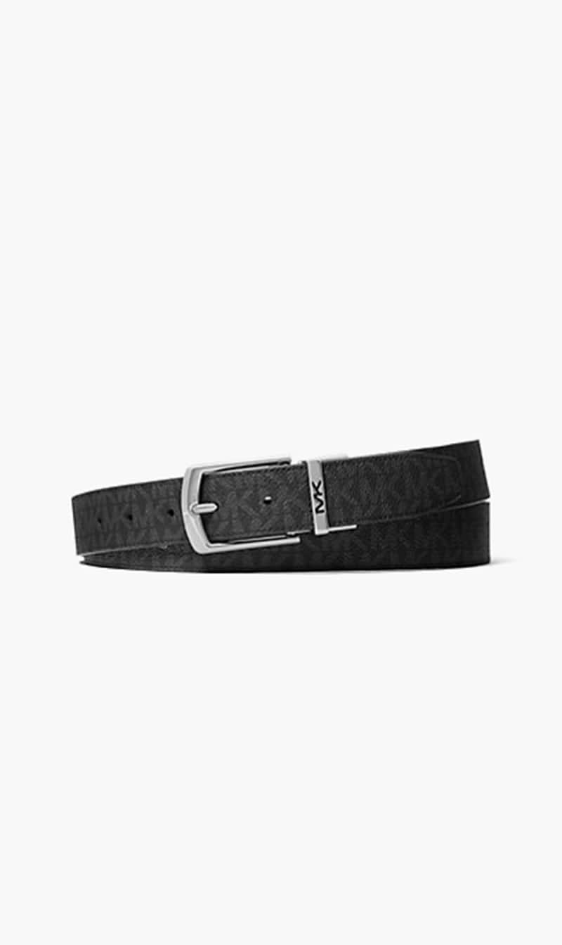 

Michael Kors Black Reversible Signature Logo Belt for Men | The Deal Outlet