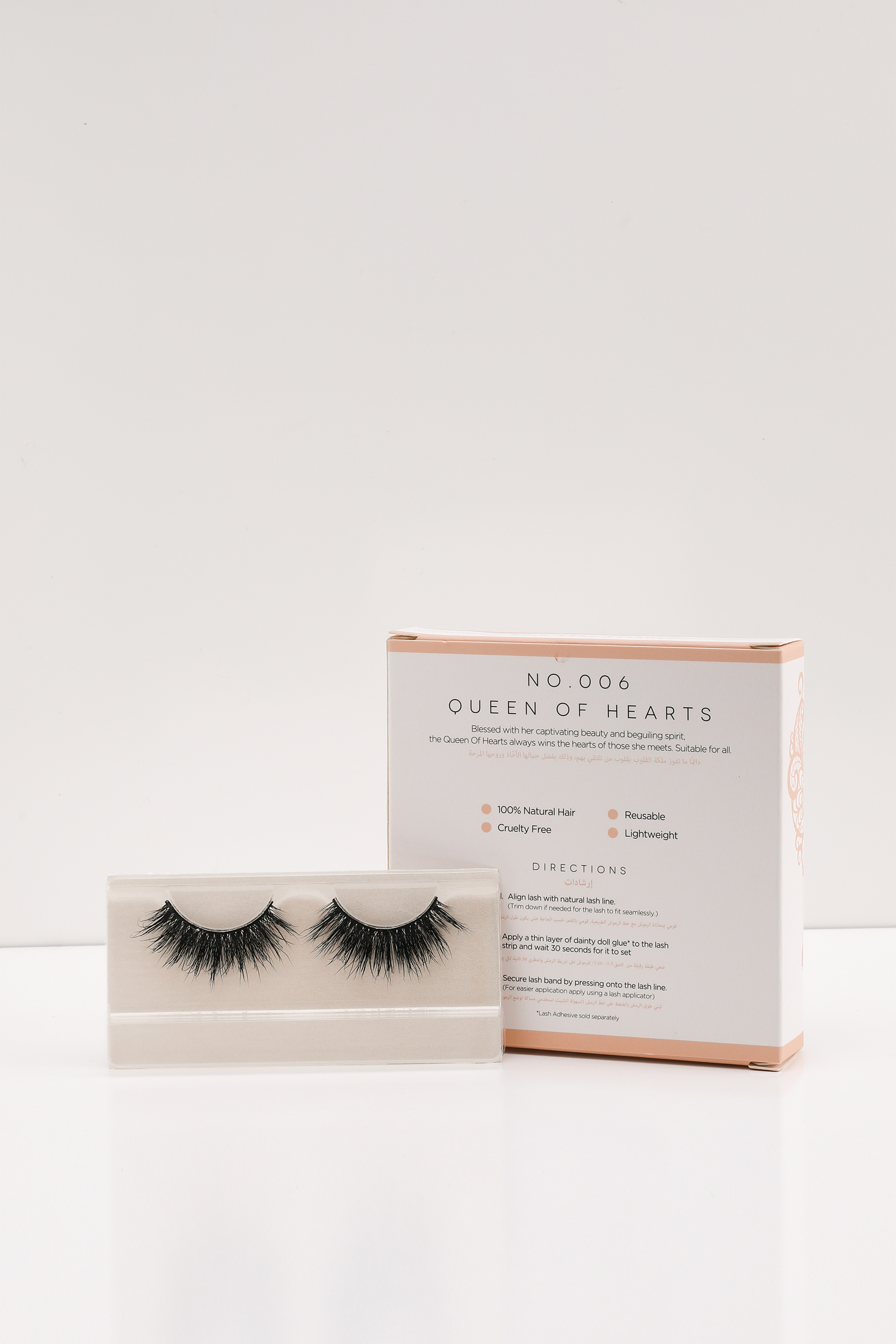 

DAINTY DOLL Queen Of Hearts Cruelty Free Mink Eyelashes, No. 008