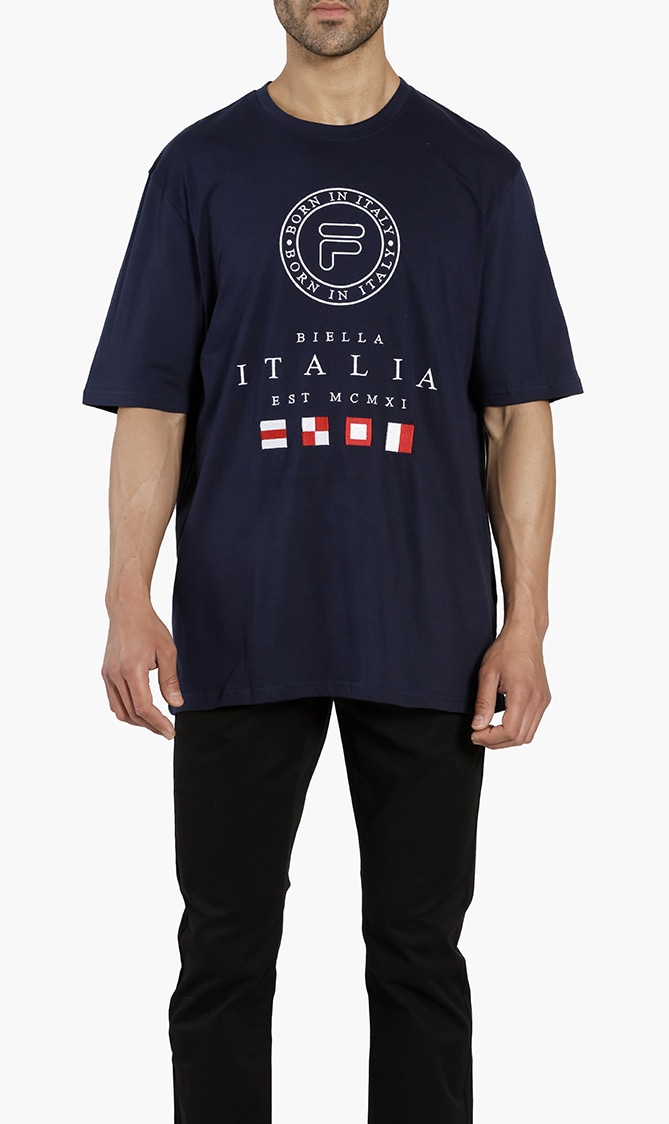 

Headsail Embroidered T-shirt, Blue