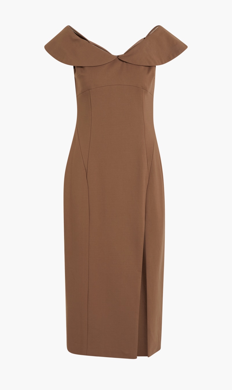 

Elliatt Brown Plateau Dress for Women | The Deal Outlet