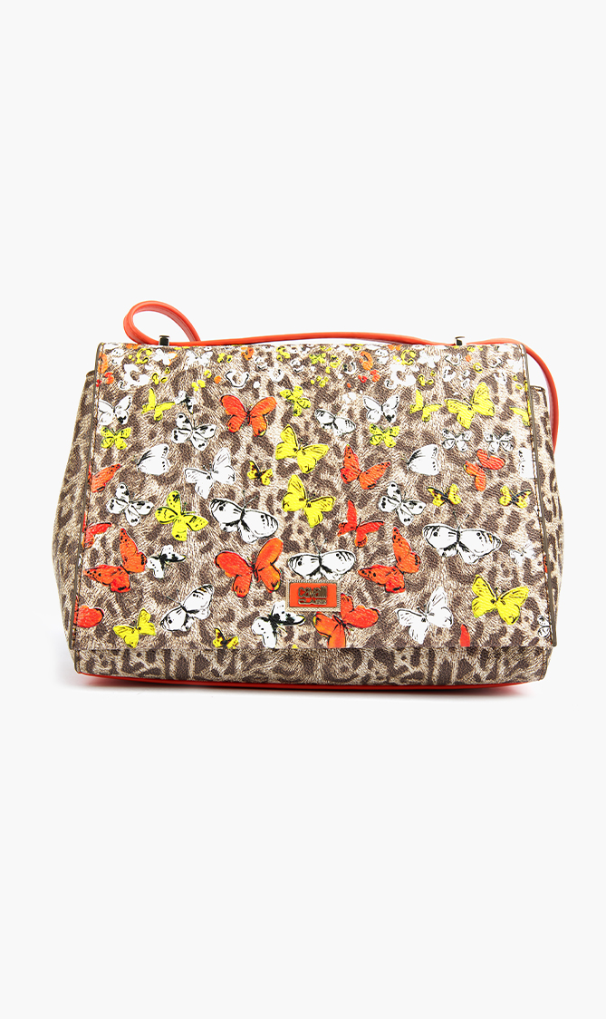 

Cavalli Class Euphoria Printed Shoulder Bag