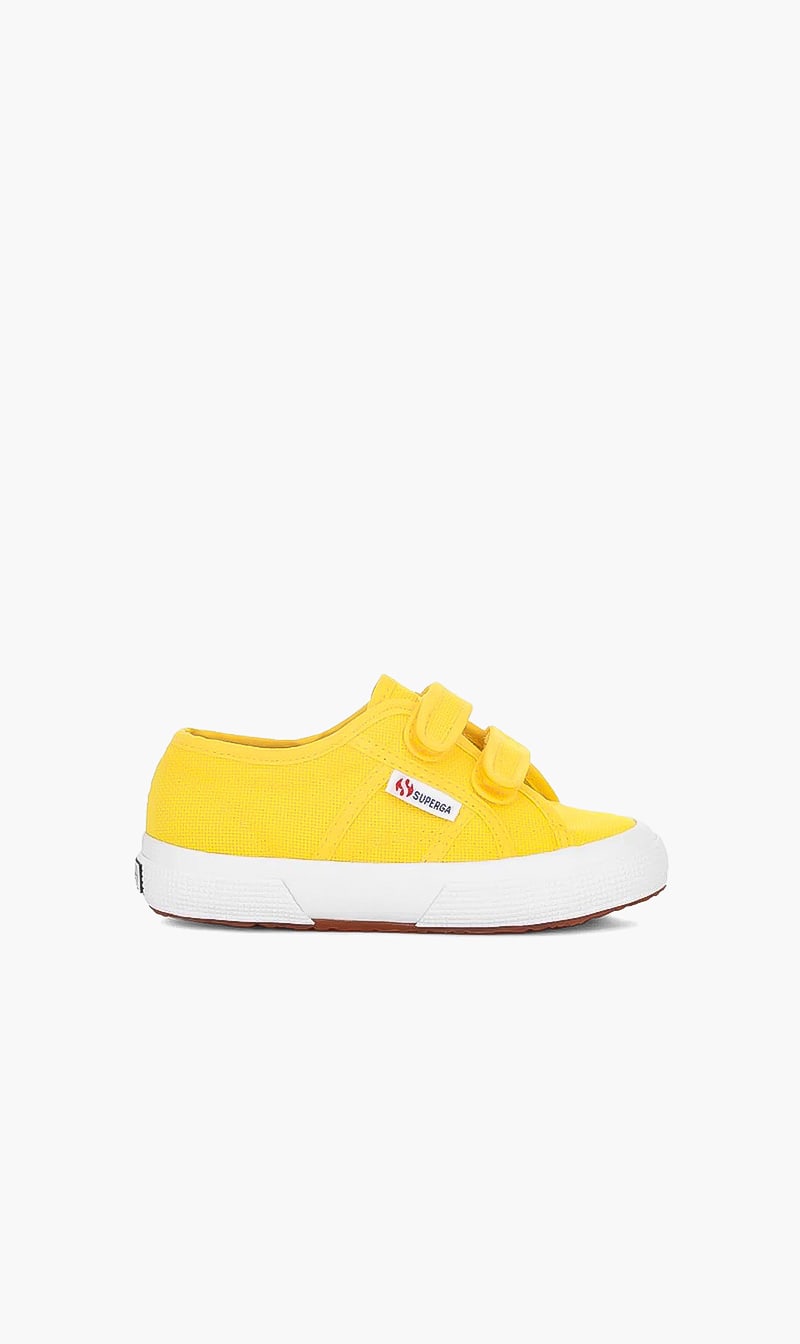 

Superga Yellow Classic Strap Closure Sneakers | The Deal Outlet