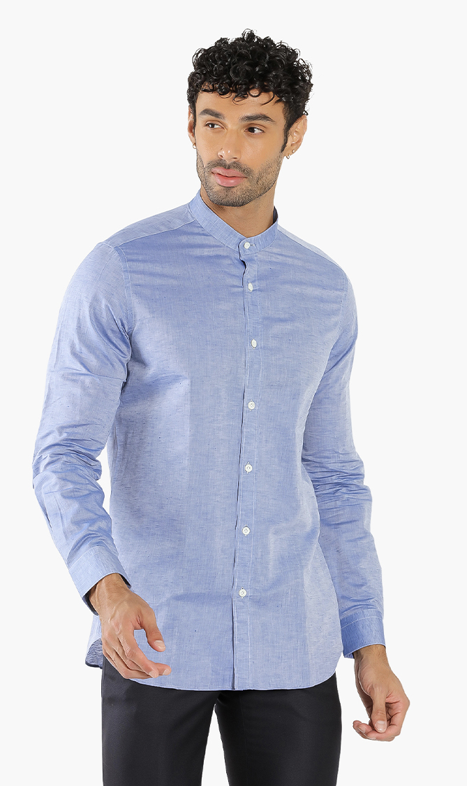 

Pal Zileri Linen Blend Long Sleeves Shirt