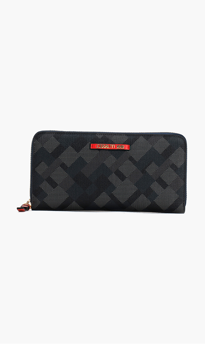 

Cerruti Stars Printed Zip-around Wallet
