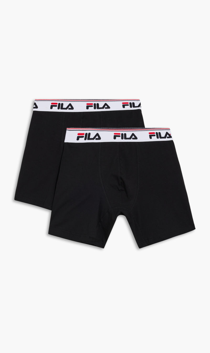 

Fila Black 2 Pack Mens Mid Rise Trunk for Men | The Deal Outlet