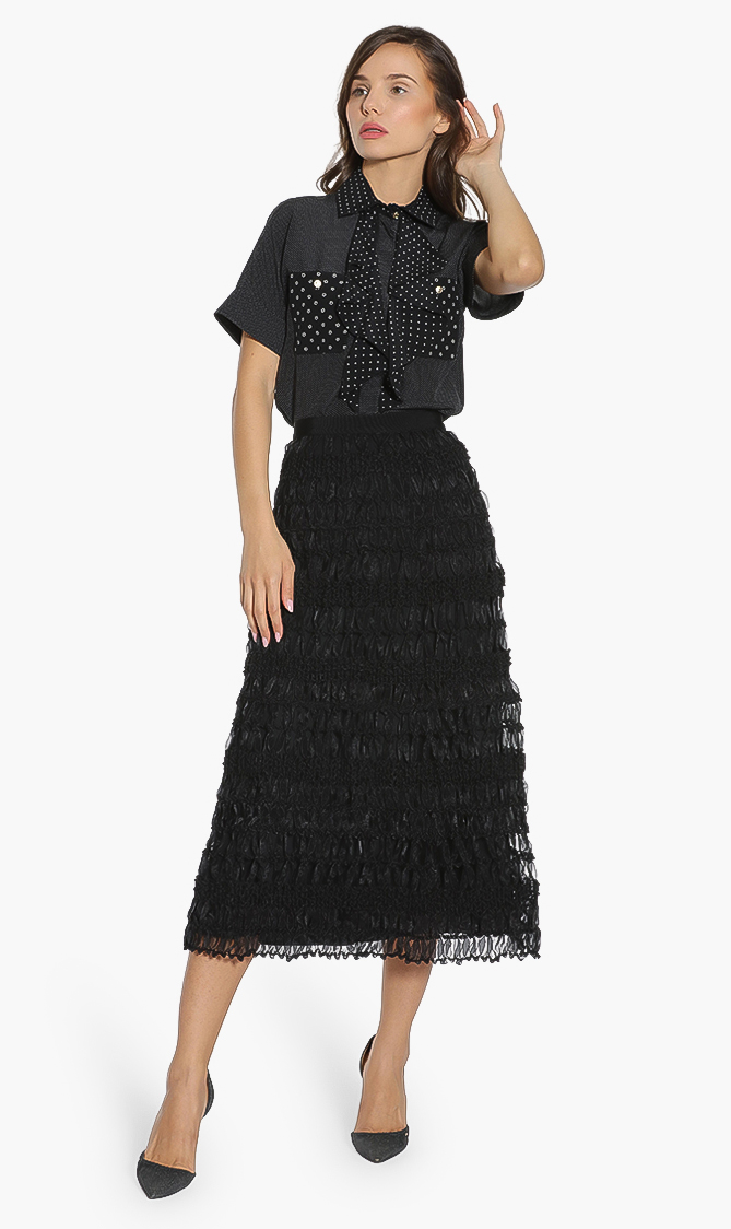 

Weekend Maxmara Segale Macrame Skirt
