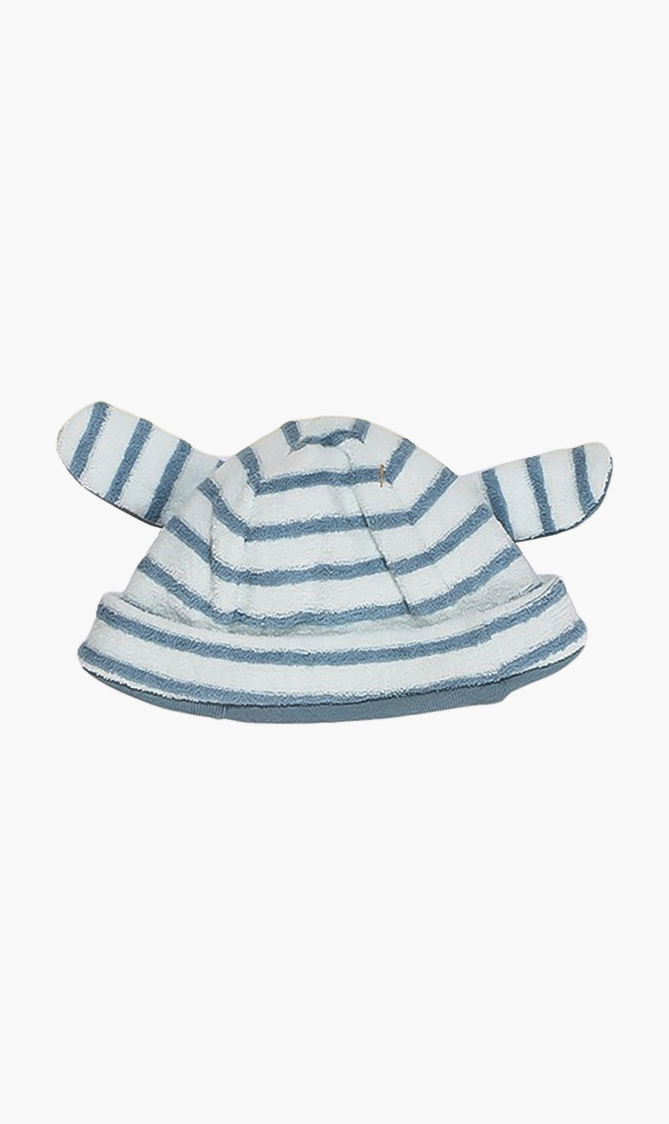 

Striped Baby Hat, Blue