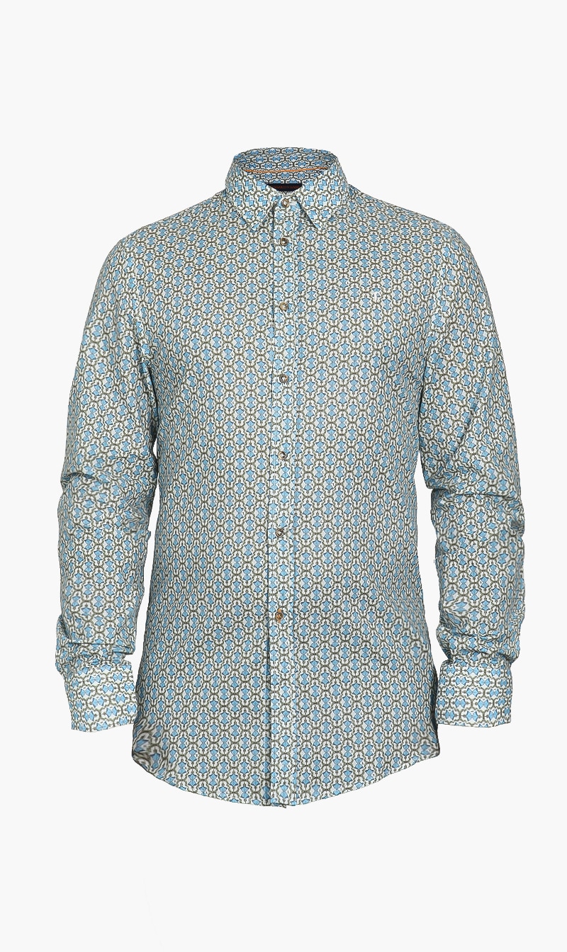 

Regular Miami Miami Muslin Print Shirt, Multi-color