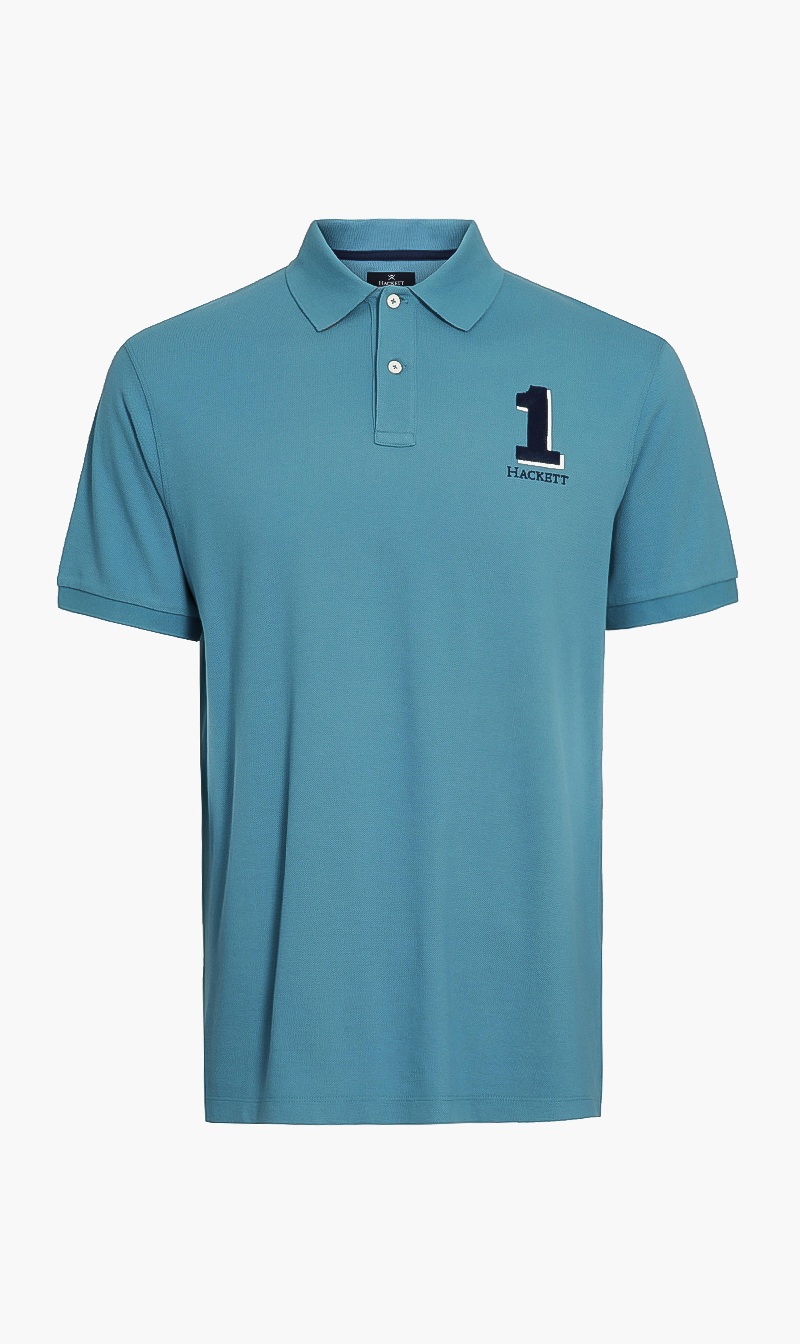 

New Classic Fit Short Sleeve Polo, Blue