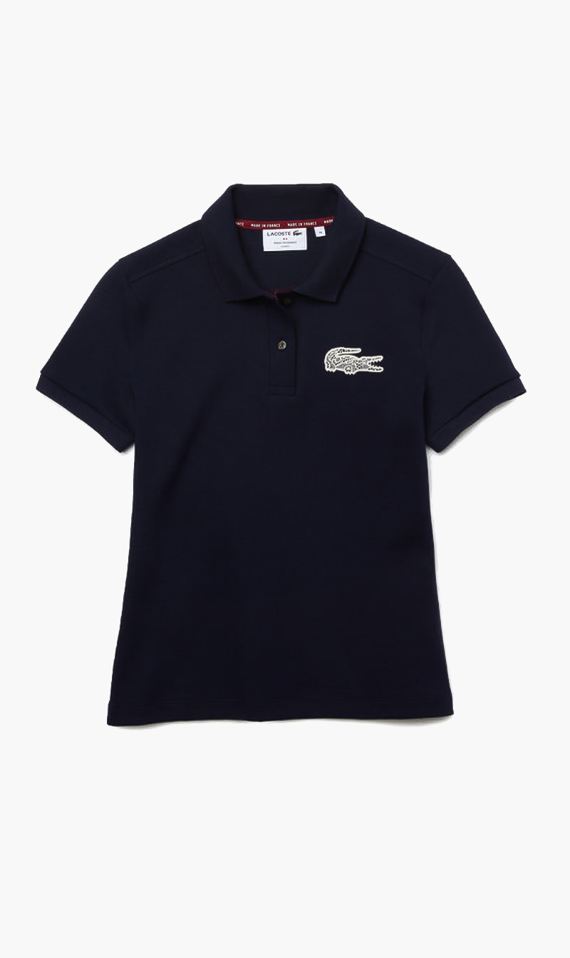 

Lacoste Blue Classic Logo Polo for Women | The Deal Outlet