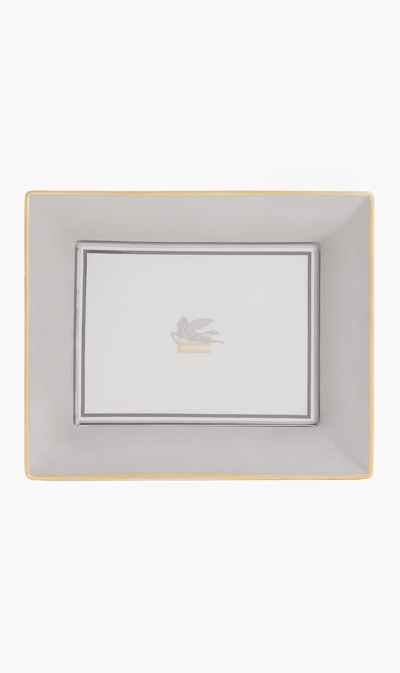

Etro Others Pegaso Trinket Tray Rectangular Small Grey | The Deal Outlet