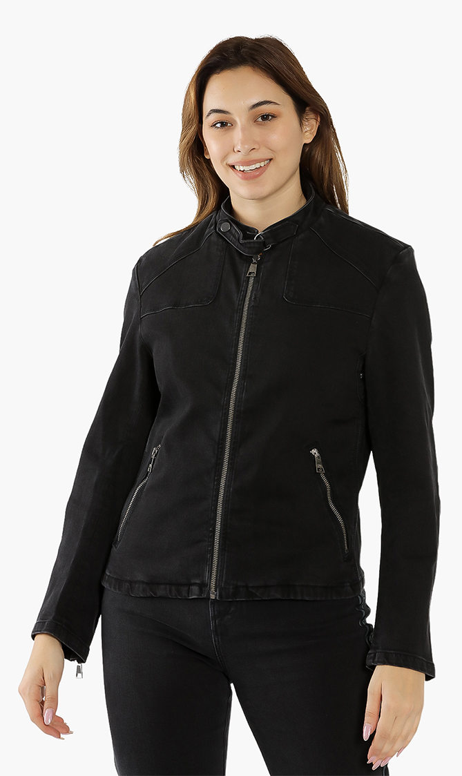 

Karl Lagerfeld Denim Zipped Jacket