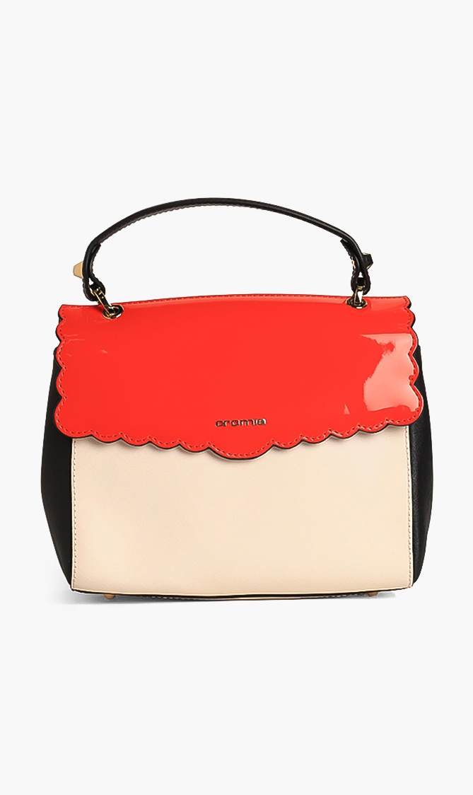 

CROMIA Flappy Leather Crossbody Bag