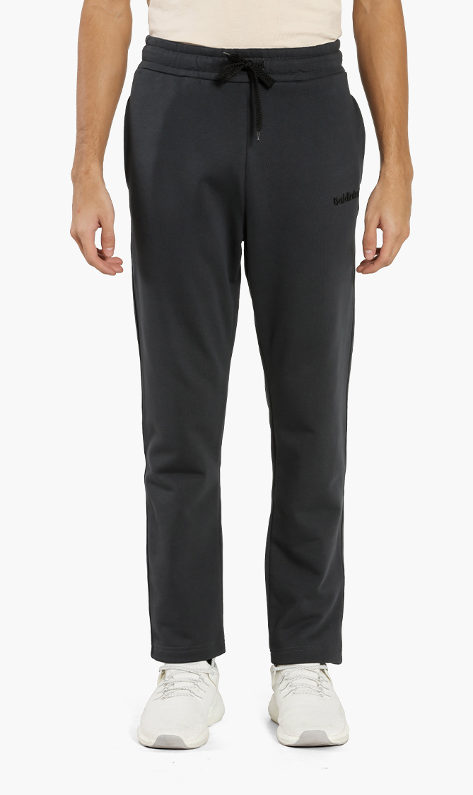 

Cotton Logo Jog Pants, Grey