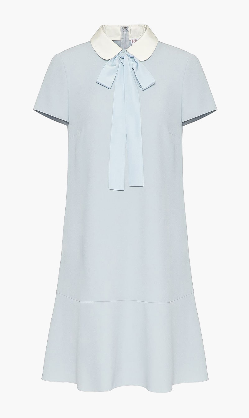 

Red Valentino Collar Design Mini Dress