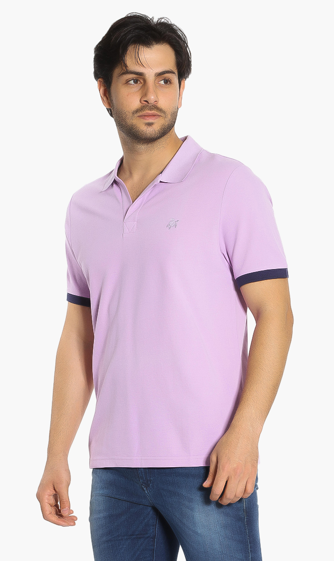 

Vilebrequin Palatin Pink Piped Polo