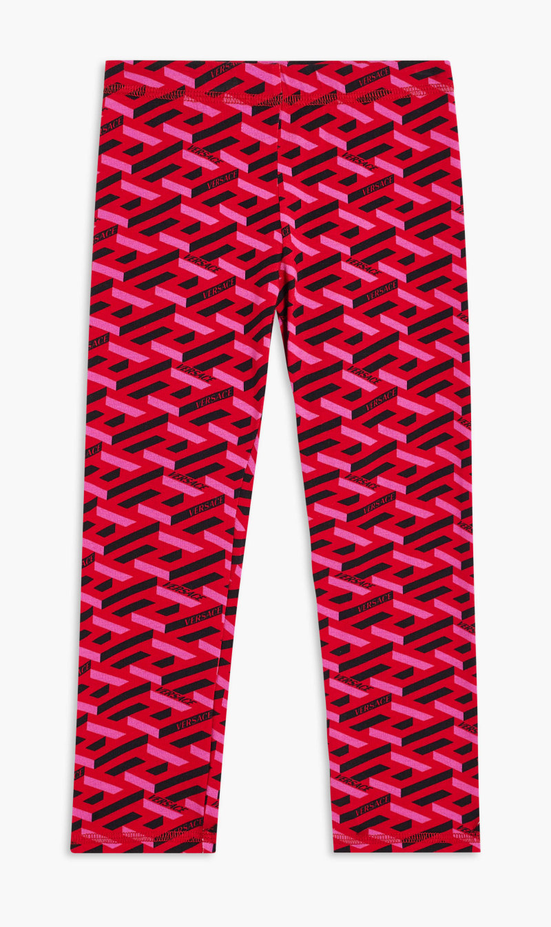 

Versace Multi-color Leggings La Greca Signature Kids Jersey for Kids | The Deal Outlet