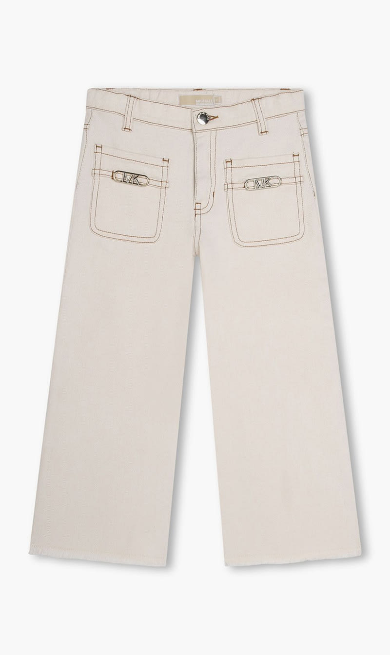 

Michael Kors Beige Front Chain Trousers for Girls | The Deal Outlet