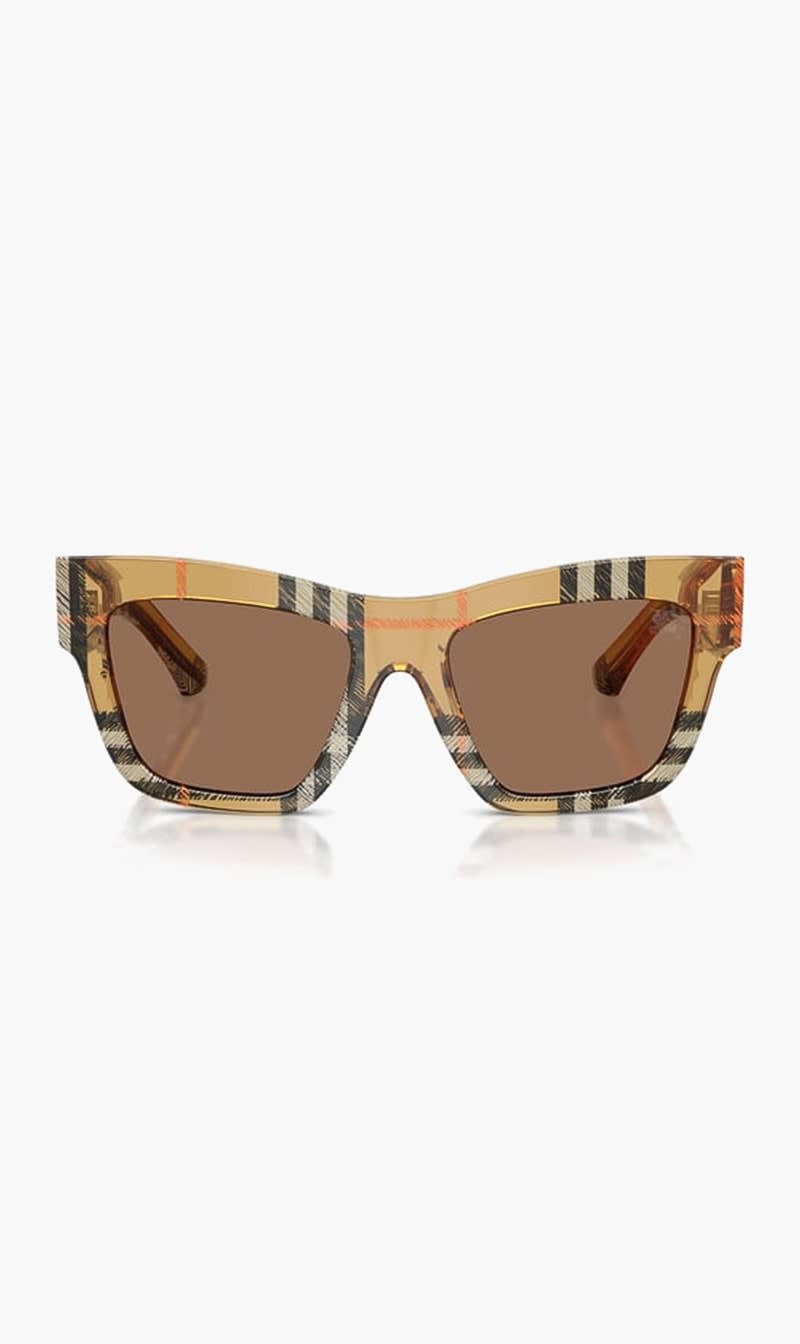Burberry Multi-color Check Sand Sunglasses for Women