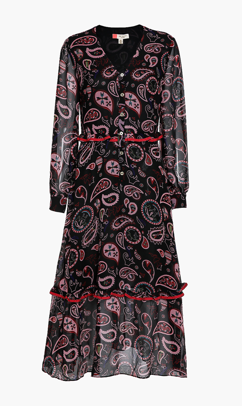 

Ted Baker V Neck Printed Dress