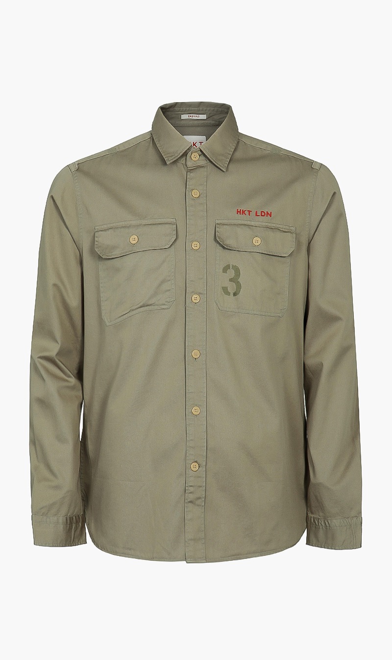 

Military Long Sleeve Shirt, Green