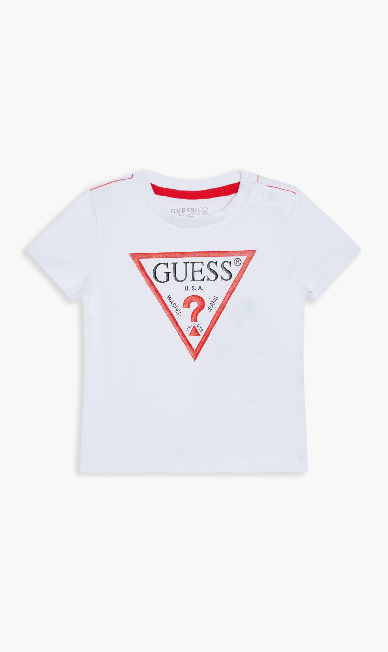 

Guess White Classic Core T-shirt for Boys | The Deal Outlet