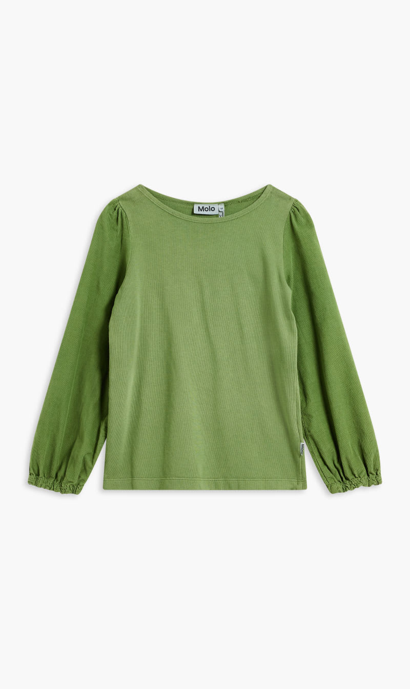 

Molo Green T-shirts Long Sleeves for Girls | The Deal Outlet