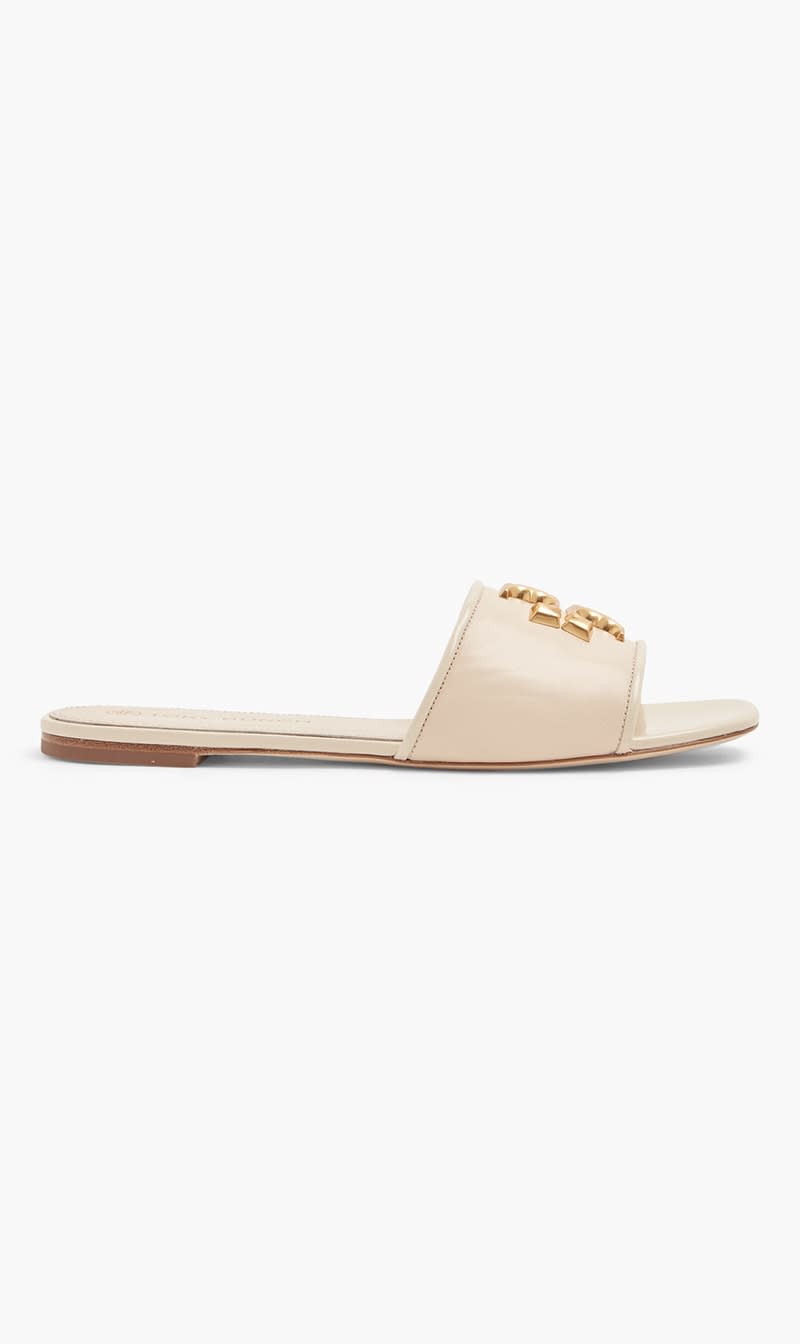 

Tory Burch Beige Eleanor Slide for Women | The Deal Outlet