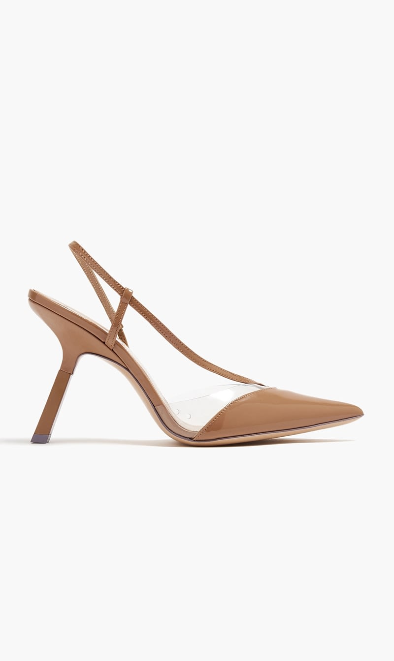 

Sebastian Milano Beige Gigi 95 Pumps for Women | The Deal Outlet
