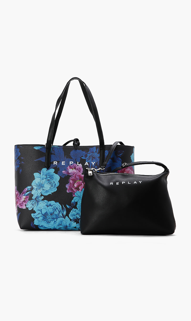 

Replay Floral Tote Bag