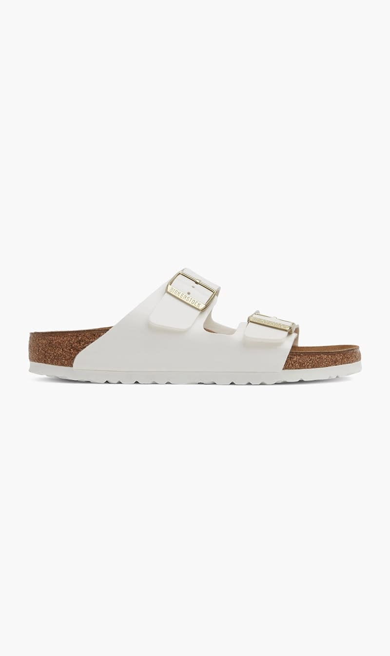 

Birkenstock White Arizona Narrow Width Sandals for Women | The Deal Outlet