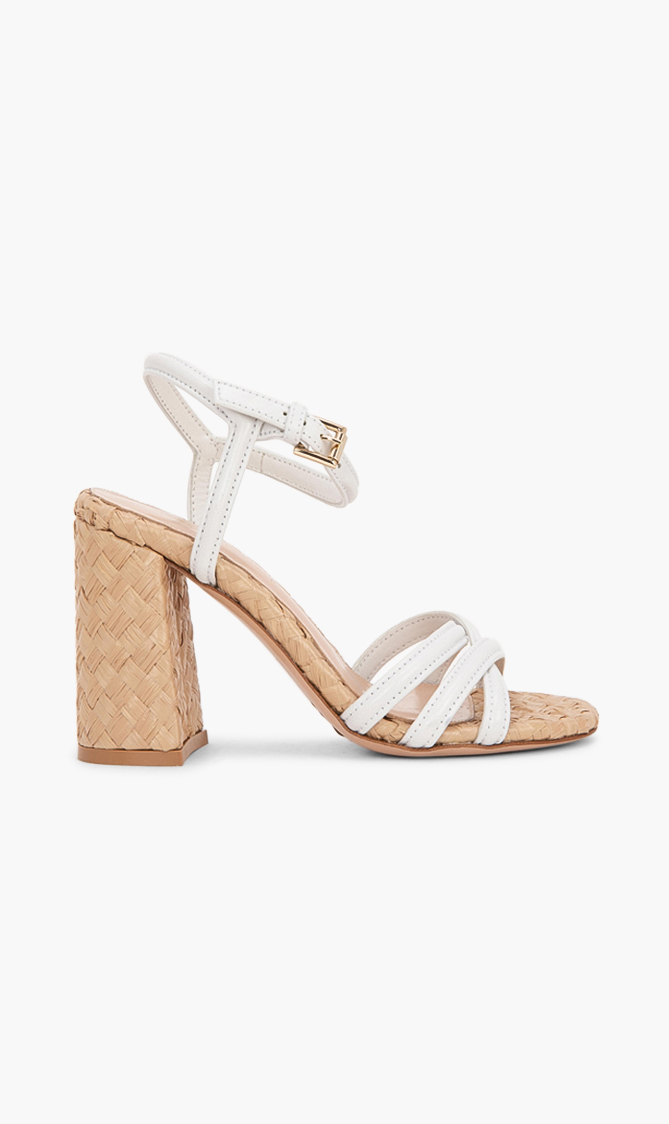 

Gianvito Rossi Bee Raffia Sandals
