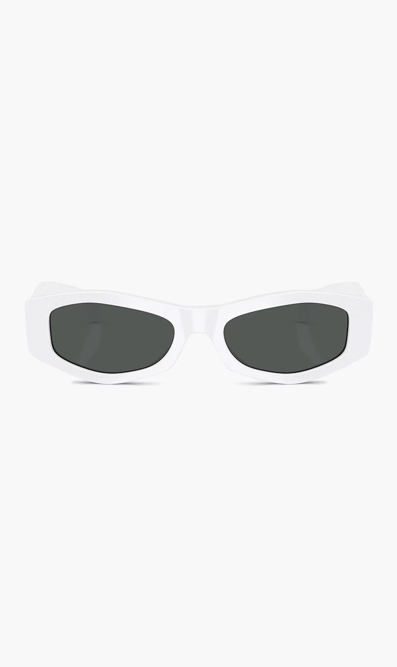 Versace White Signature Sunglasses for Women