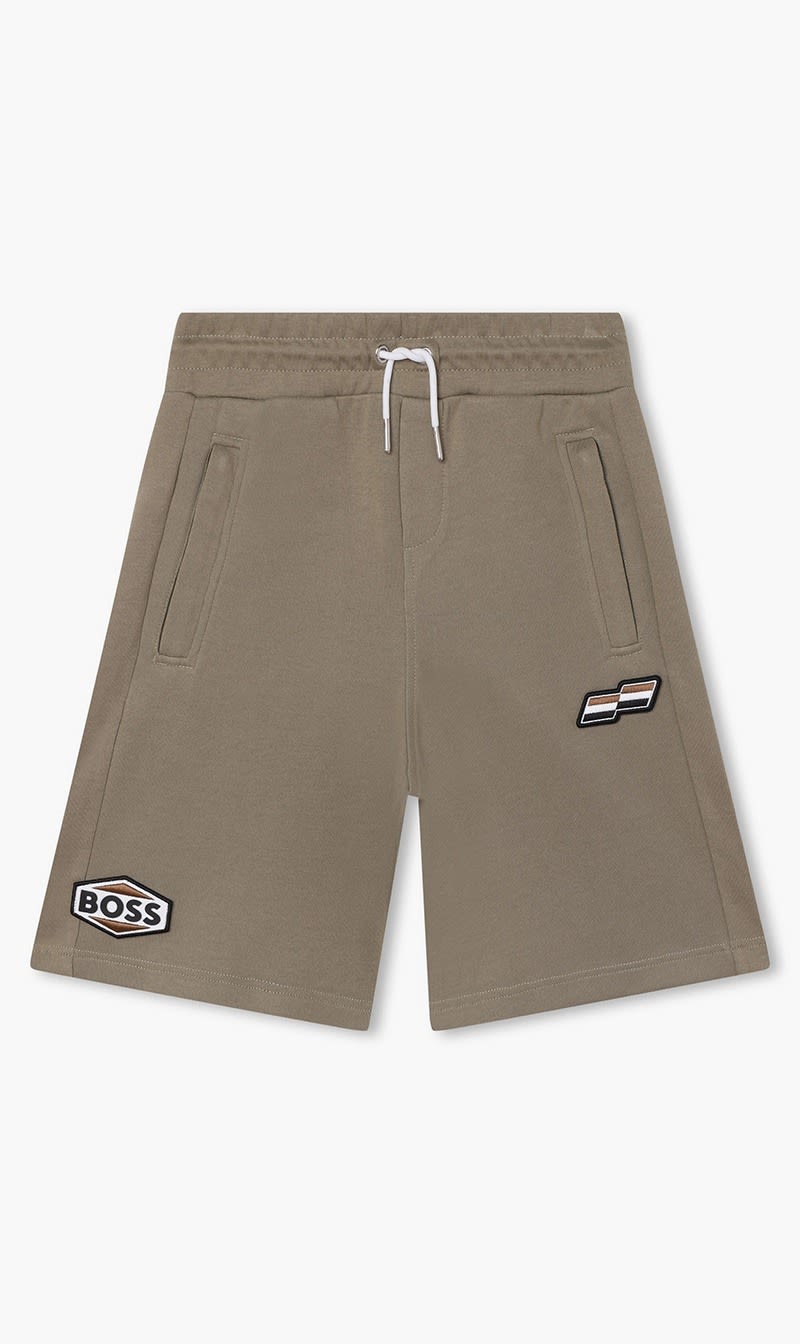 

Hugo Boss Grey Bermuda Shorts for Boys | The Deal Outlet