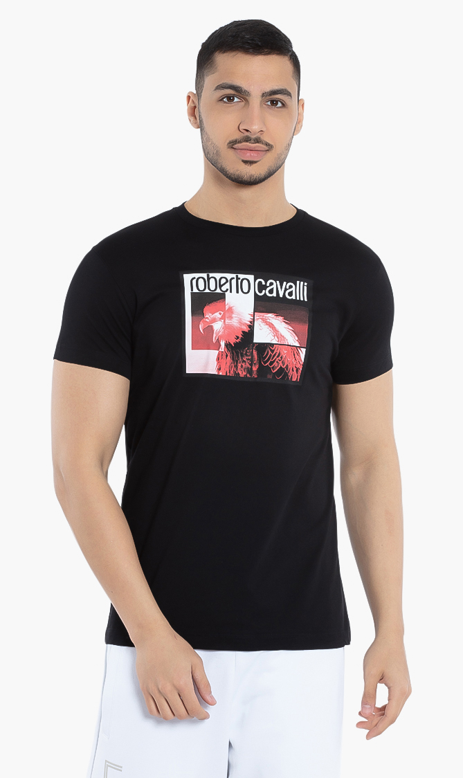 

Roberto Cavalli Eagle Photo Print T-shirt