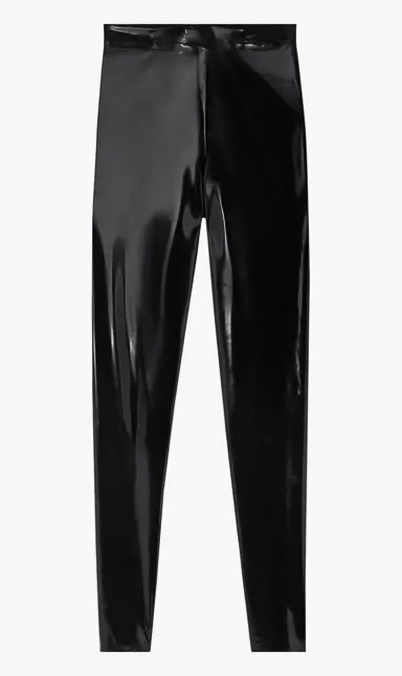 

Versace Black Leggings High Shine Latex Pvc for Women | The Deal Outlet