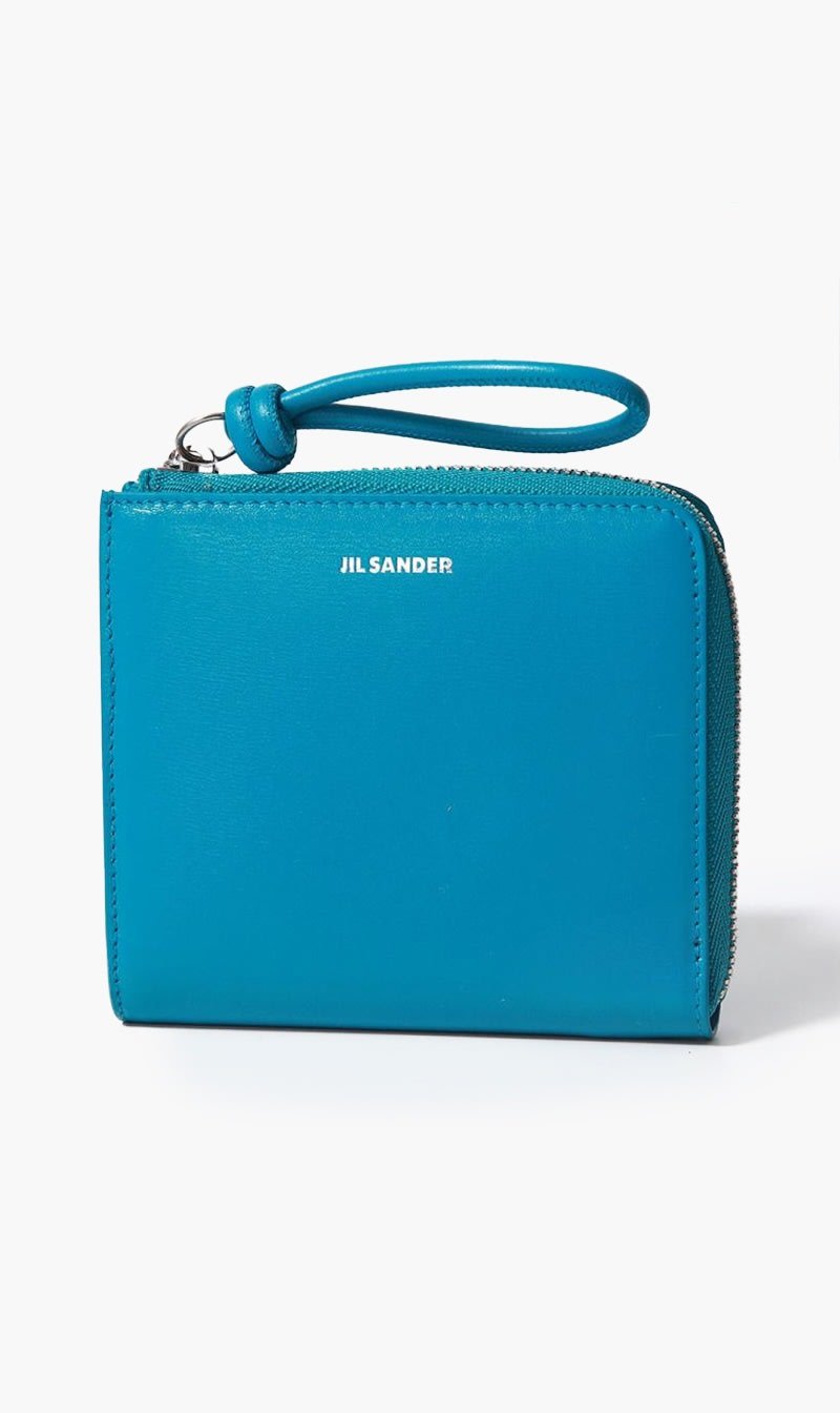 

Jil Sander Blue Giro Envelope Ew K-palmellato Lux & New Calf Wnappa Lining - Platino S | The Deal Outlet