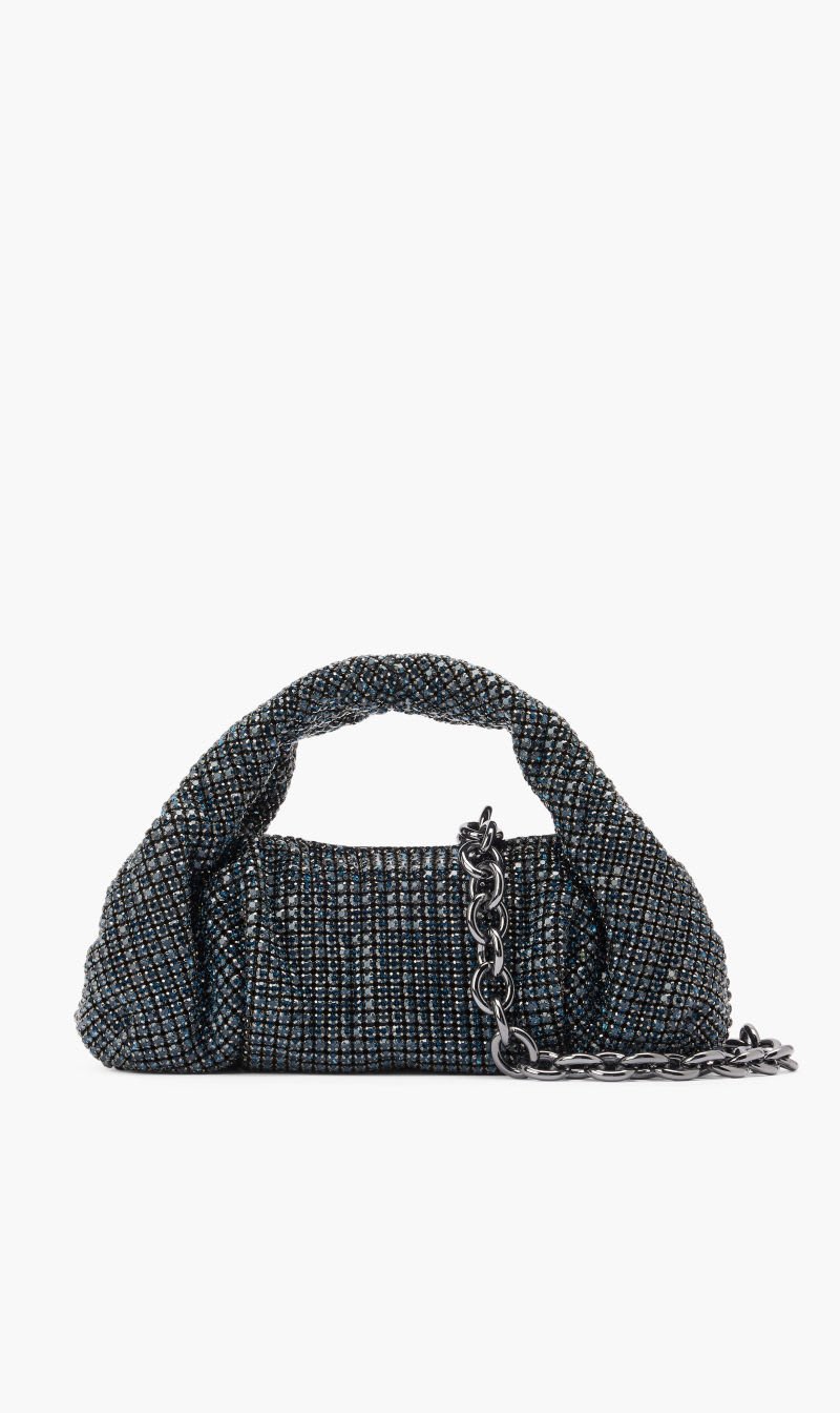 

Stuart Weitzman Blue The Moda Shine Mini Tote for Women | The Deal Outlet