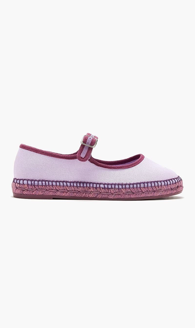White Mary Jane Espadrille for Women