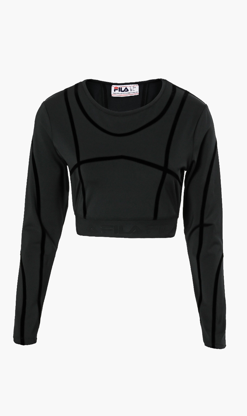 

Kalyani Long Sleeve Top, Black