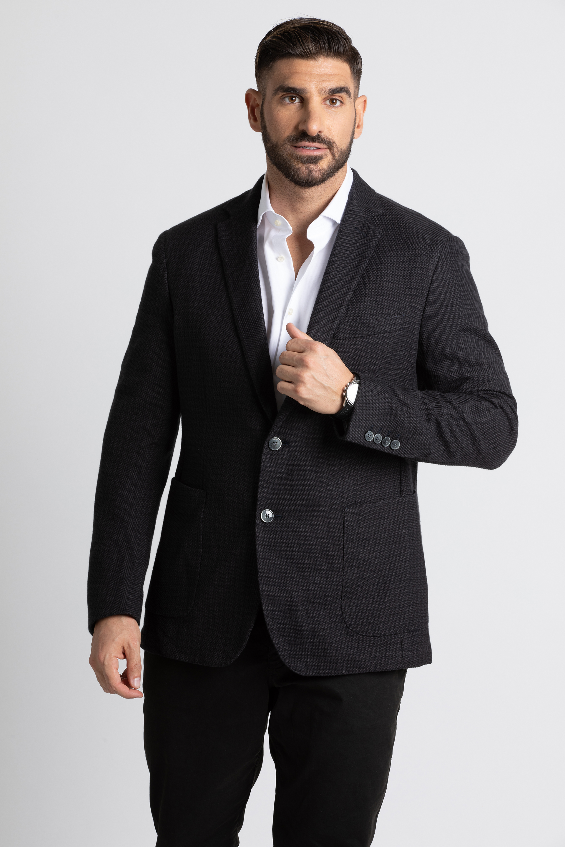

Hackett London Twill Htooth Suit Jacket