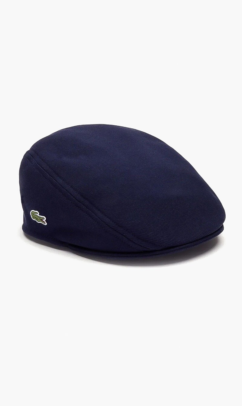 

Croc Logo Cotton Flat Cap, Blue